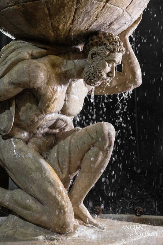 Silent Sentinel Garden Fountain